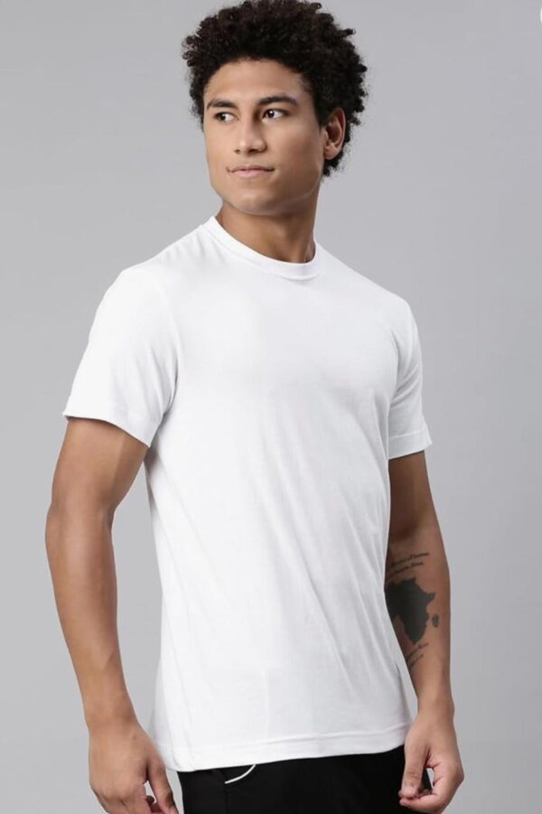 White Tshirt Mens - Image 2