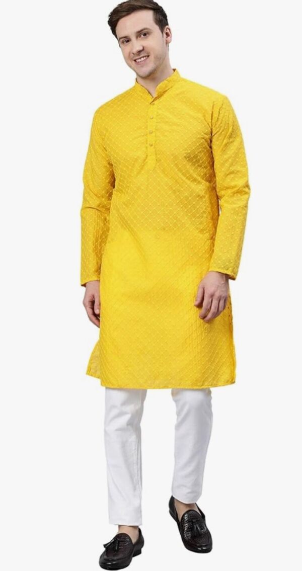 Yellow Kurta for Men