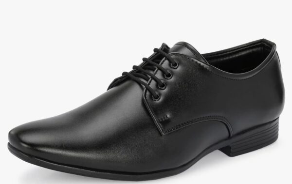 Black Derby Shoes for Men